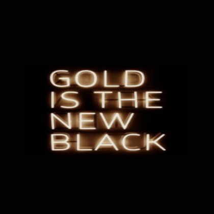 Black and Gold Aesthetic Roblox decal