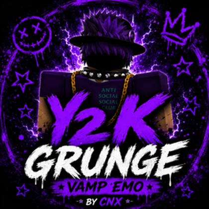 Y2k grunge vamp emo clothing Roblox group icon