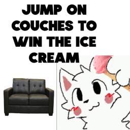 🎀 JUMP ON COUCHES TO WIN THE ICE CREAM 🎀