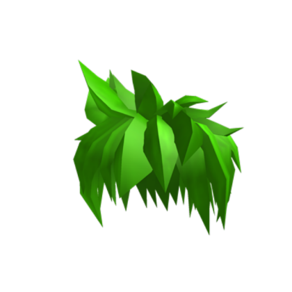 Green hair Roblox decal