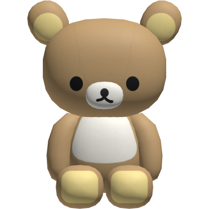 Cute Rilakkuma Bear Plushie Backpack Roblox item