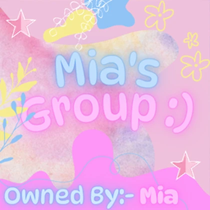~ Mia's Group :) ~ Roblox group icon