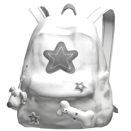 White Star Y2K Streetwear Backpack