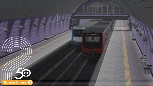 New Line 2 Santiago Metro - ROBLOX [BETA]
