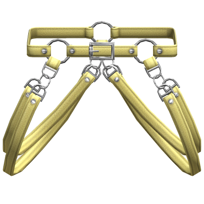 Yellow Suspender Hanging Y2K Waist Straps 3.0
