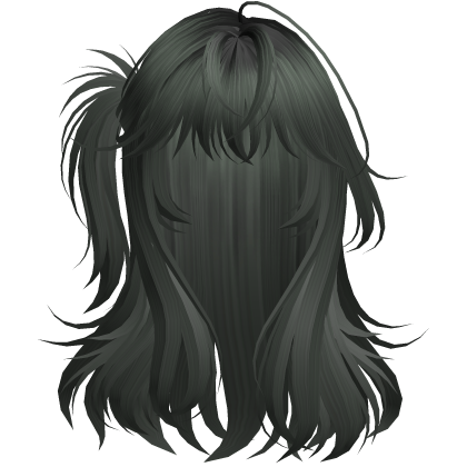 Green Lush Half Up Hair Roblox item