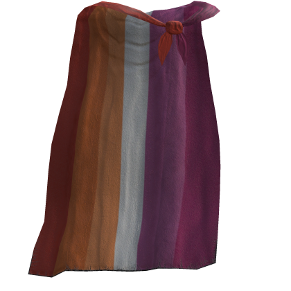 Lesbian Flag Cape