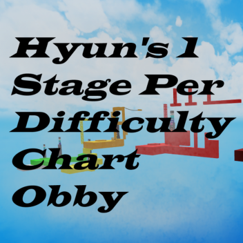 Hyun's 1 Stage Per Difficulty Chart Obby 