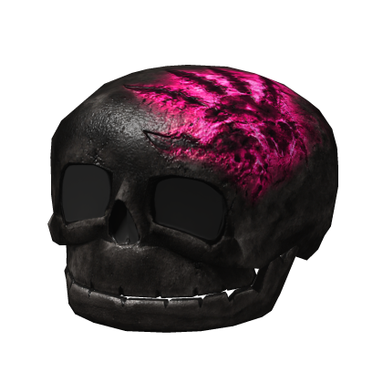 Black/Pink Scorched Riddling Skull Recolor Addon
