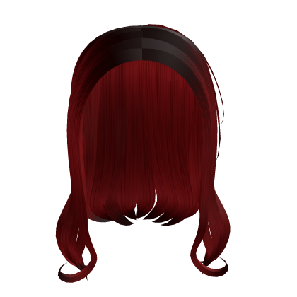 Red Cute Girl Hair Roblox item