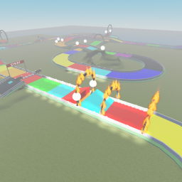 untitled rainbow road race game