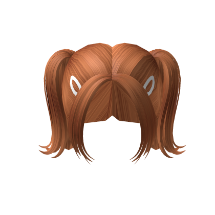 Ginger Cheap Cute Preppy Double Ponytail Hair Roblox item