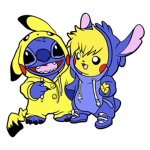 Pikachu and stich club