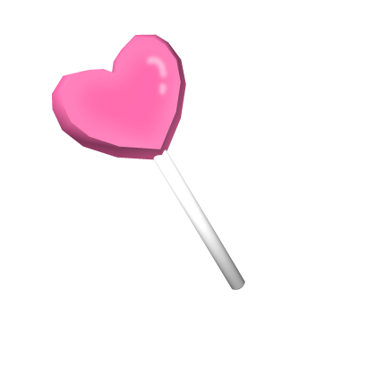 Pink Heart Lollipop