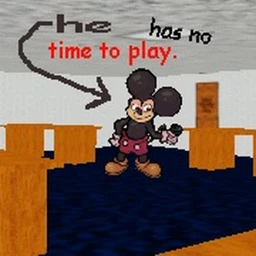 he has no time to play icon