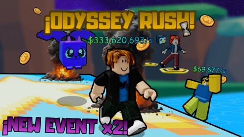 🚀 ODYSSEY RUSH – Obby, Pets & TNTRun