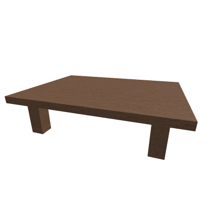 simple wooden table