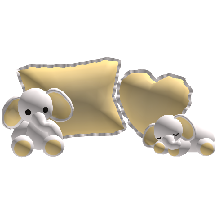 cute yellow elephant pillows 