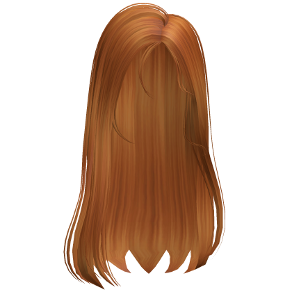 Long Straight Softie Ulzzang Idol Hair Ginger