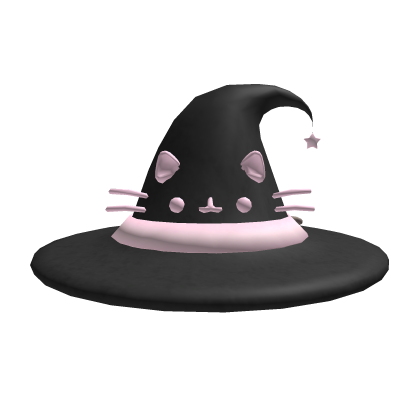 Pusheen Halloween Witch Hat ♡ Roblox item
