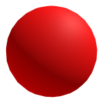 Red sphere