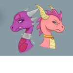 Silver And Golden Dragons