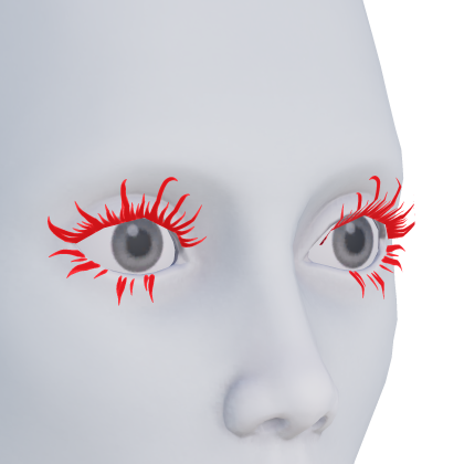 Whimsy Fairy Eyelashes Red