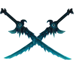 Korblox Icy Glowing Double Sword