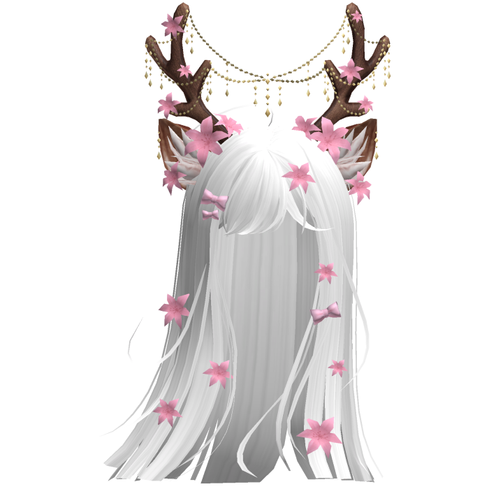 Ethereal Christmas Fairy Fawn Hair w/ Antlers