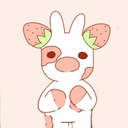 Cute strawberry cow シシ Roblox decal