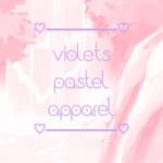 violets pastel apparel