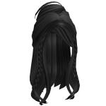 Braided Half Up Hairdo - Black
