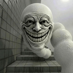 Climb Scary Troll Face Tower