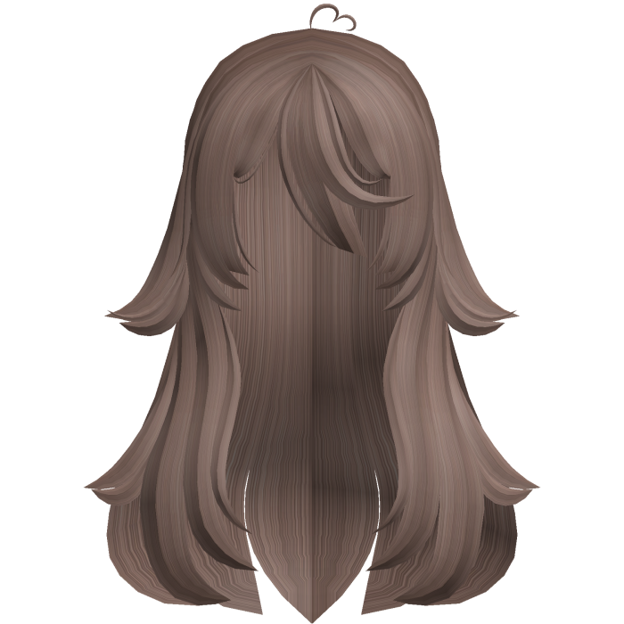 ୨ৎ Cute Brown Fluffy Overgrown Long Hair