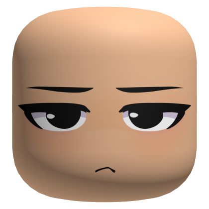 Serious Face With Black Eyes Light Roblox NoFilter