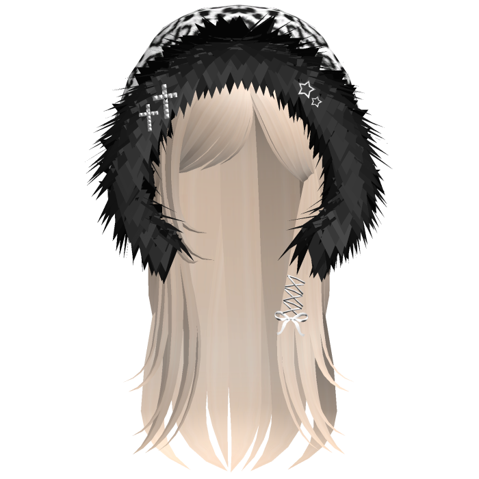 White Snow Leopard Hood Girl Beige