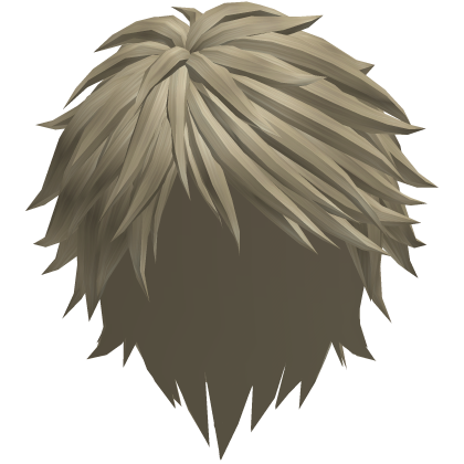 blonde parted emo hair