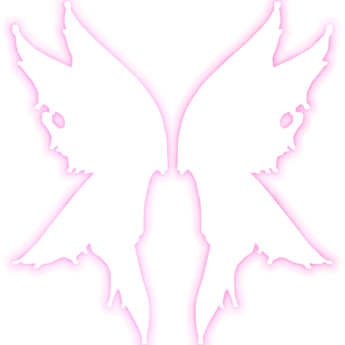 [Emissive Glow] Pink Fairy Angel Wings