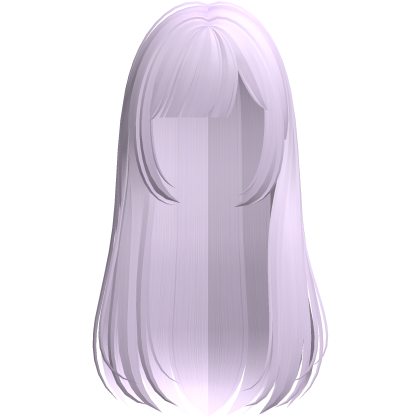 light purple long layered anime hair with bangs Roblox item
