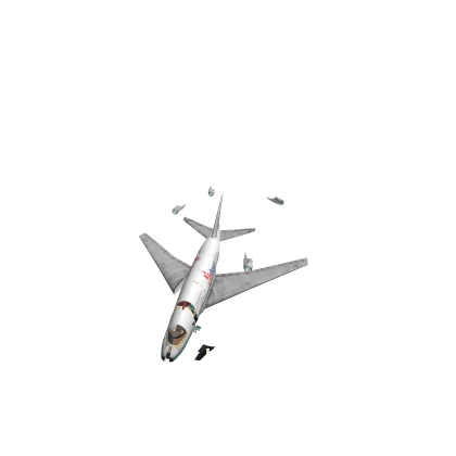 realistic weak plane crash