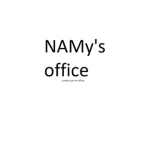 NAMy's office