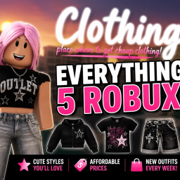 Clothing Outlet [Everything under 5 Robux]