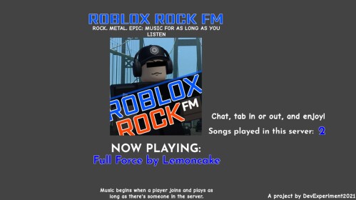 Roblox Rock FM: Radio Station!