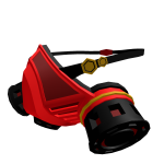 Red Sci-fi Valk Gas Mask