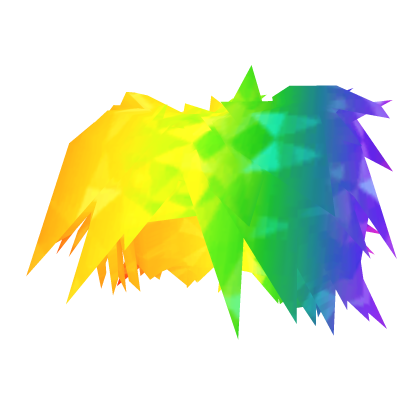 Rainbow Sparkle Scene Hair