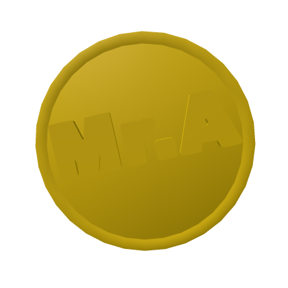 Gold coin for the creator of the Team Mr.A