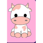 Pink cow print Besty