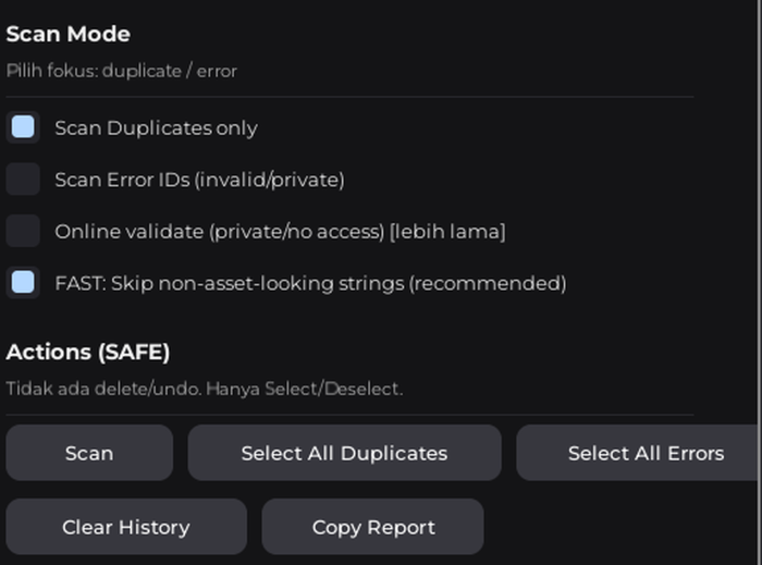Ann Deep Assets Scanner v3.3 preview 1