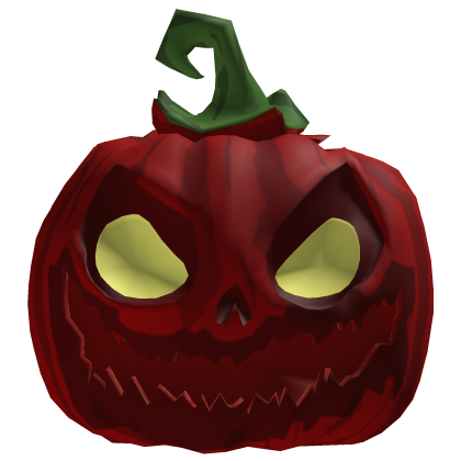 Red Pumpkin Halloween Head [Glowy] 