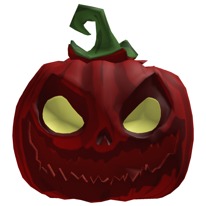 Red Pumpkin Halloween Head [Glowy] 